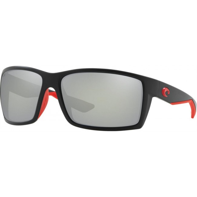 Costa Reefton Race Black Frame Grey Silver Lens Sunglasses