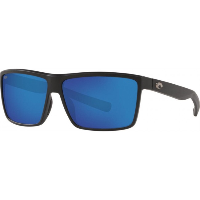 Costa Rinconcito Matte Black Frame Blue Lens Sunglasses