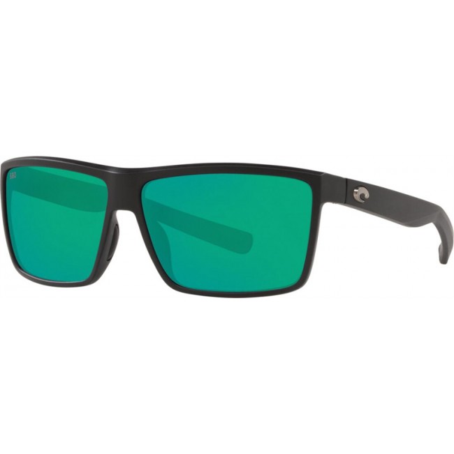 Costa Rinconcito Matte Black Frame Green Lens Sunglasses