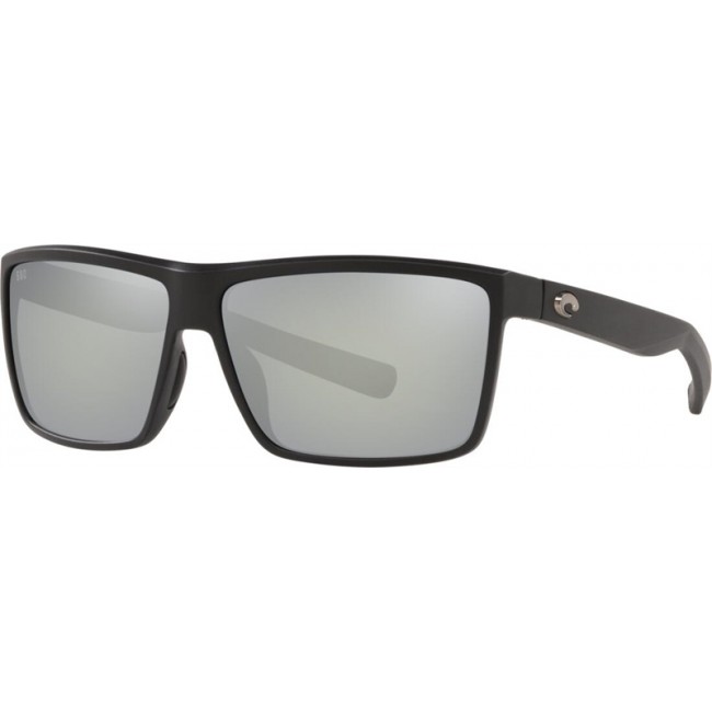 Costa Rinconcito Matte Black Frame Grey Silver Lens Sunglasses