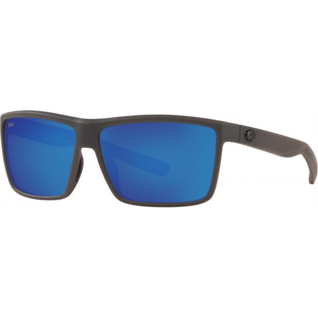 Costa Rinconcito Matte Gray Frame Blue Lens Sunglasses
