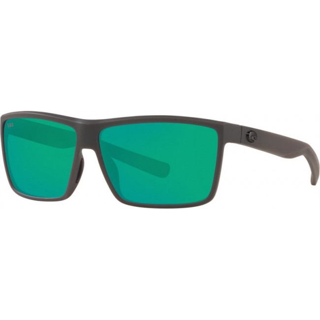 Costa Rinconcito Matte Gray Frame Green Lens Sunglasses