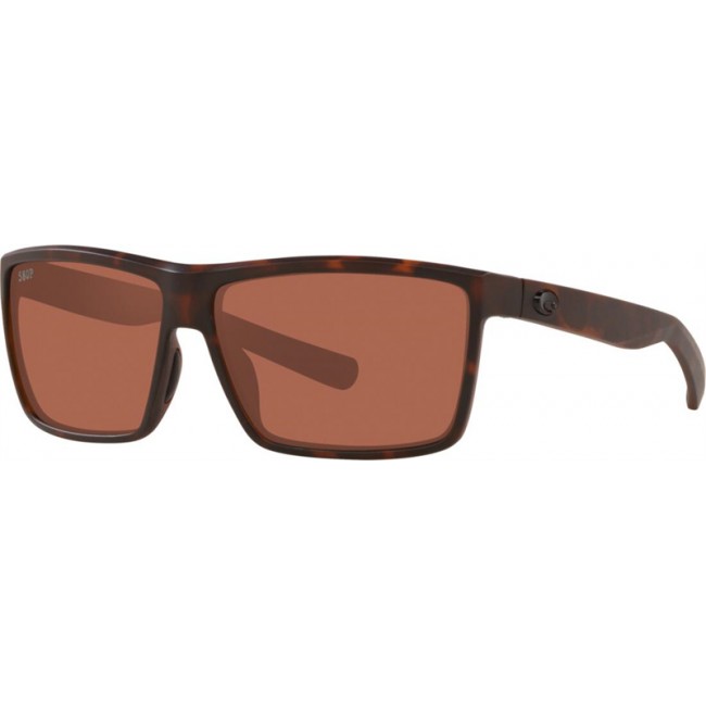 Costa Rinconcito Matte Tortoise Frame Copper Lens Sunglasses