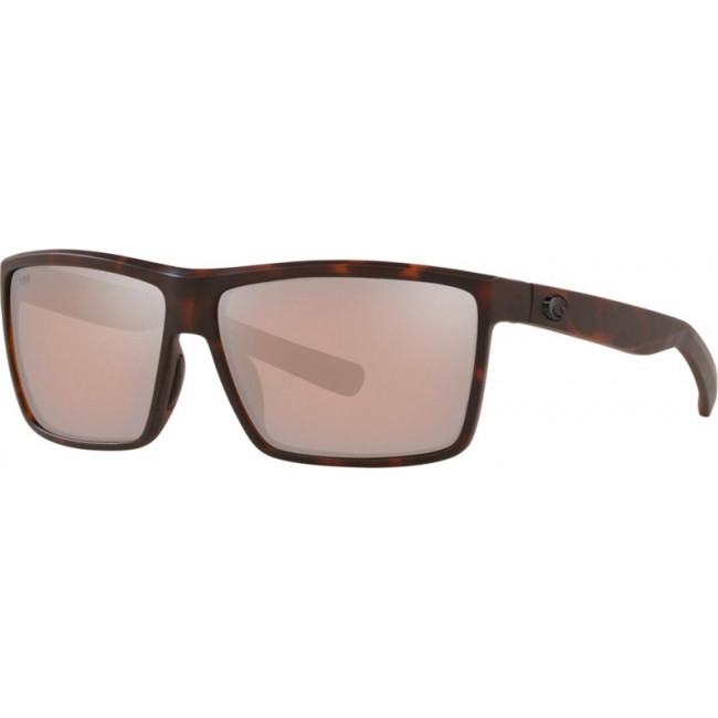 Costa Rinconcito Matte Tortoise Frame Copper Silver Lens Sunglasses