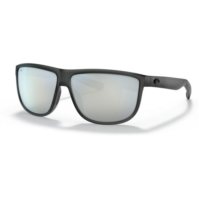 Costa Rincondo Matte Smoke Crystal Frame Grey Silver Lens Sunglasses