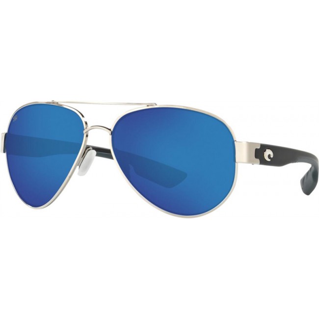Costa South Point Palladium Frame Blue Lens Sunglasses