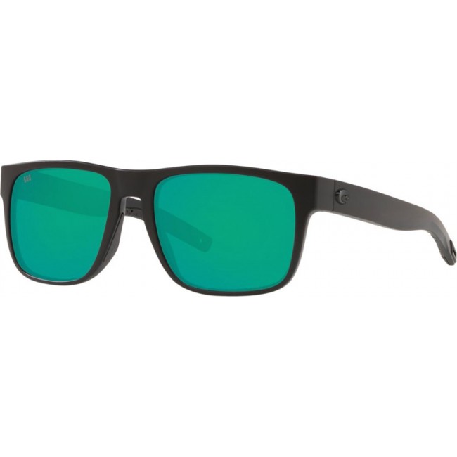 Costa Spearo Blackout Frame Green Lens Sunglasses