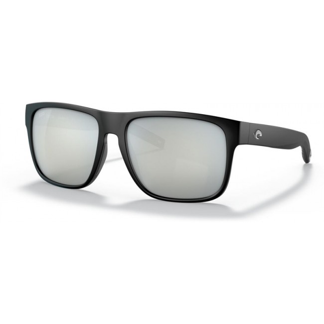 Costa Spearo XL Matte Black Frame Grey Silver Lens Sunglasses