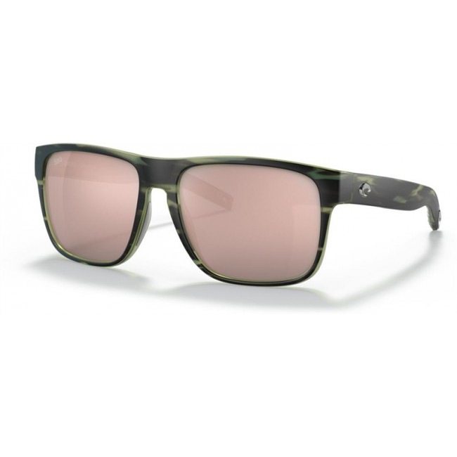Costa Spearo XL Matte Reef Frame Copper Silver Lens Sunglasses