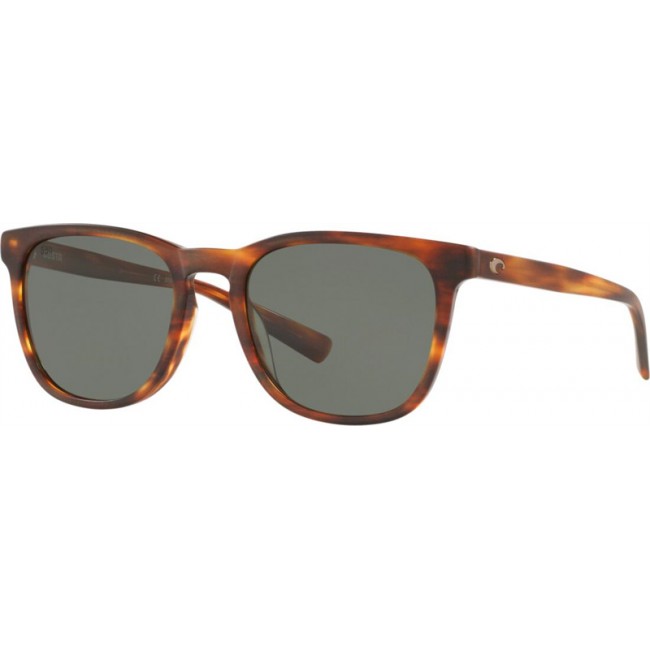 Costa Sullivan Matte Tortoise Frame Grey Lens Sunglasses