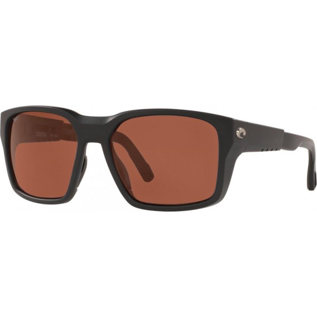 Costa Tailwalker Matte Black Frame Copper Lens Sunglasses