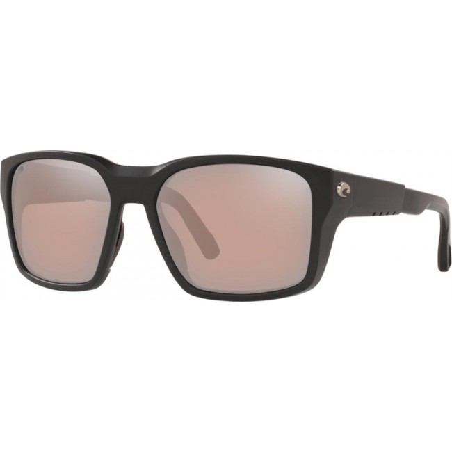 Costa Tailwalker Matte Black Frame Copper Silver Lens Sunglasses