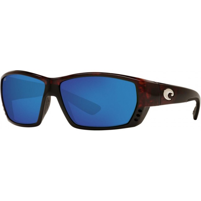 Costa Tuna Alley Tortoise Frame Blue Lens Sunglasses