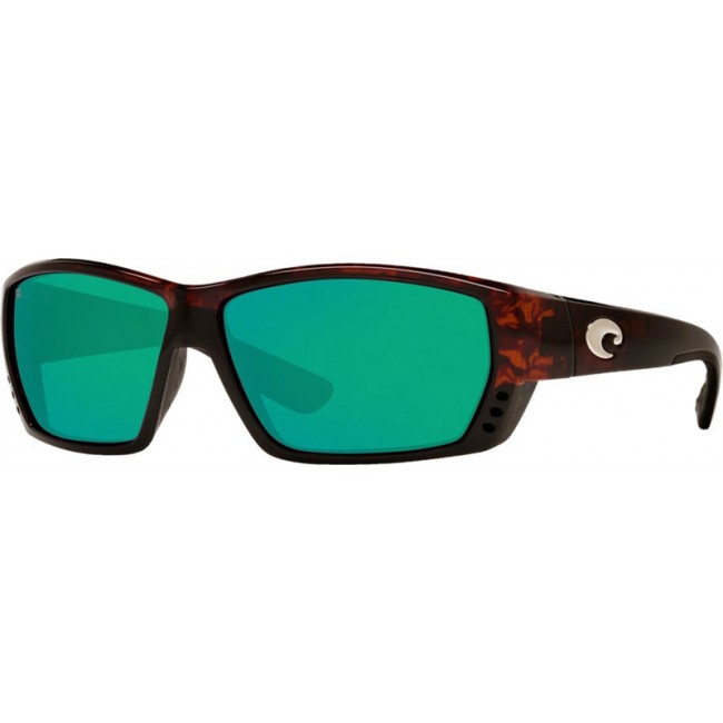 Costa Tuna Alley Tortoise Frame Green Lens Sunglasses