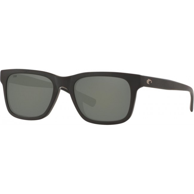 Costa Tybee Matte Black Frame Grey Lens Sunglasses