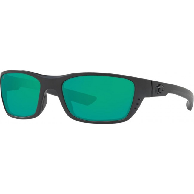 Costa Whitetip Blackout Frame Green Lens Sunglasses