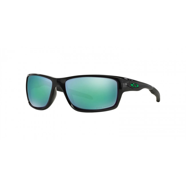 Oakley Canteen Black Frame Jade Iridium Polarized Lens Sunglasses