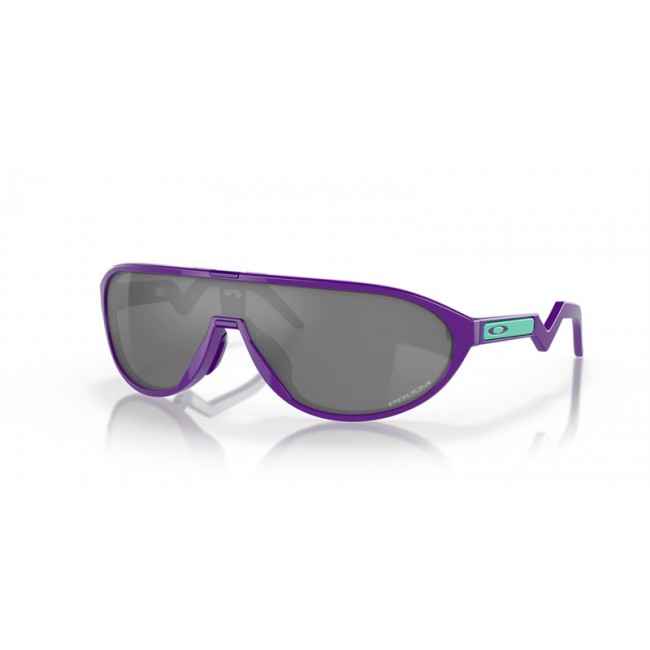 Oakley CMDN Electric Purple Frame Prizm Black Lens Sunglasses