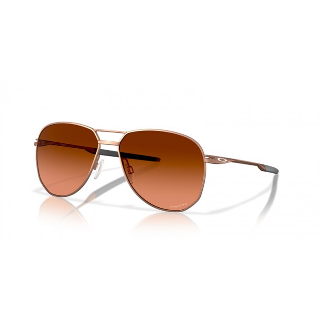 Oakley Contrail Satin Rose Gold Frame Prizm Brown Gradient Lens Sunglasses