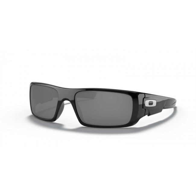 Oakley Crankshaft Polished Black Frame Black Iridium Lens Sunglasses