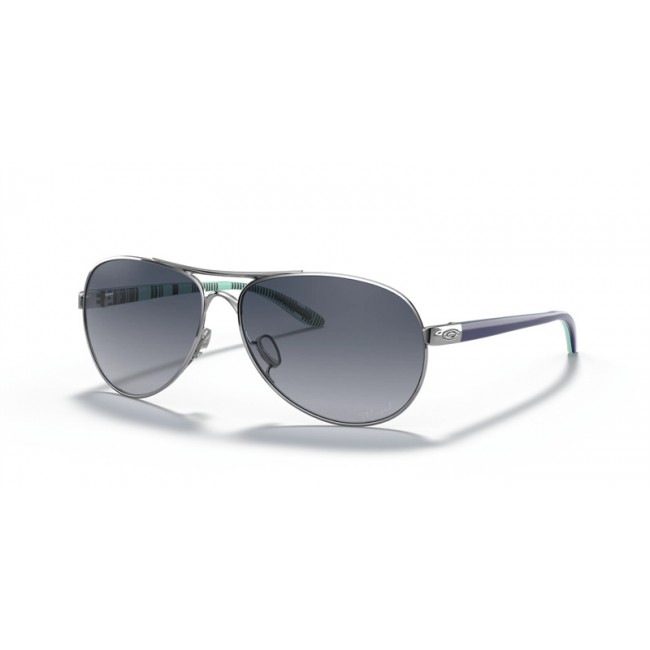 Oakley Feedback Gray Frame Grey Gradient Polarized Lens Sunglasses
