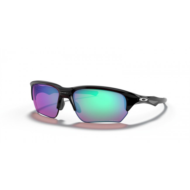 Oakley Flak Beta Low Bridge Fit Polished Black Frame Prizm Golf Lens Sunglasses