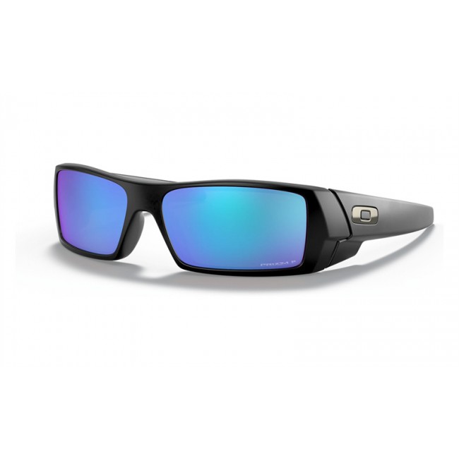 Oakley Gascan Matte Black Frame Prizm Sapphire Polarized Lens Sunglasses