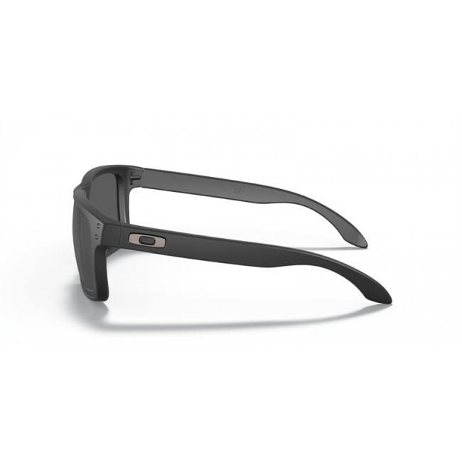 Oakley Holbrook Low Bridge Fit Matte Black Black Frame Prizm Black Polarized Lens Sunglasses