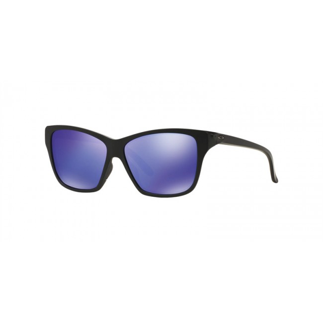 Oakley Hold On Black Frame Violet Iridium Lens Sunglasses