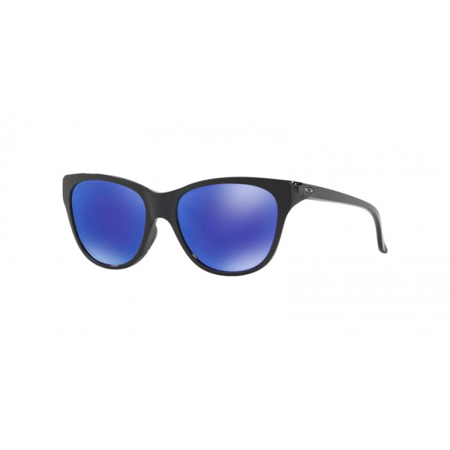 Oakley Hold Out Black Frame Violet Iridium Polarized Lens Sunglasses