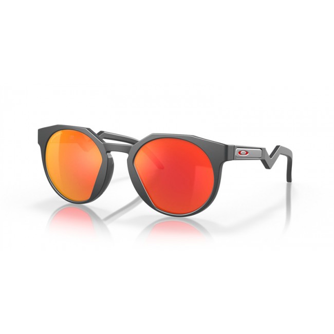 Oakley HSTN Black Frame Prizm Ruby Lens Sunglasses