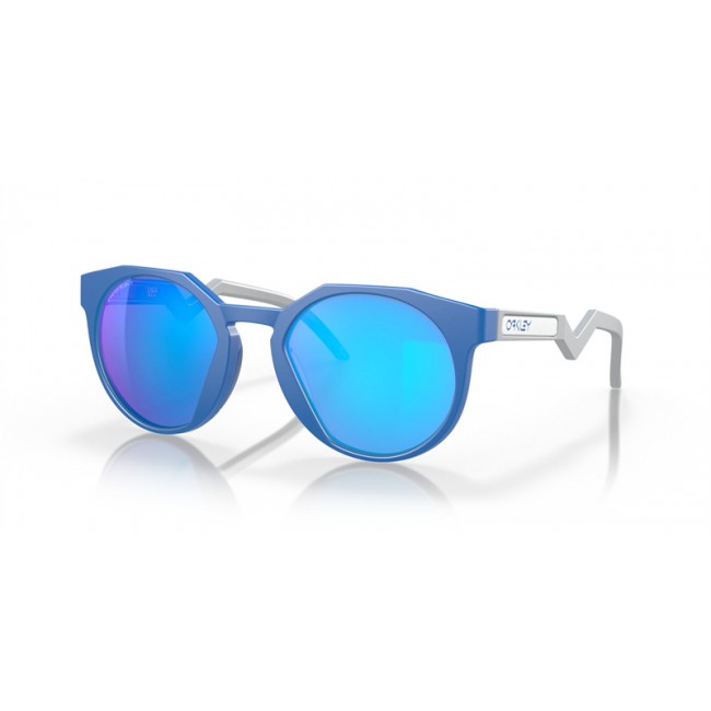 Oakley HSTN Blue Frame Prizm Sapphire Lens Sunglasses