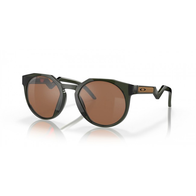 Oakley HSTN Green Frame Prizm Tungsten Polarized Lens Sunglasses