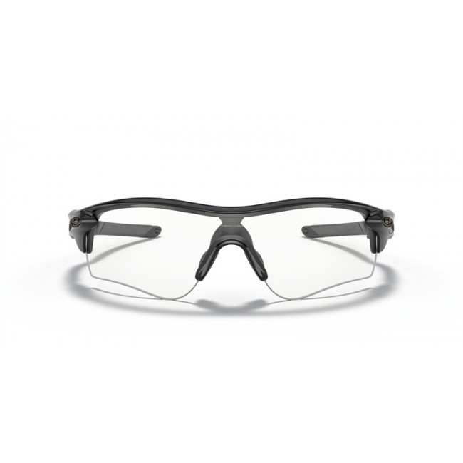 Oakley RadarLock Path Low Bridge Fit Black Frame Clear Lens Sunglasses
