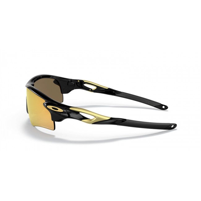 Oakley RadarLock Path Low Bridge Fit Black Frame Prizm 24k Polarized Lens Sunglasses