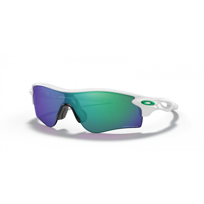Oakley RadarLock Path Low Bridge Fit White Frame Prizm Jade Lens Sunglasses