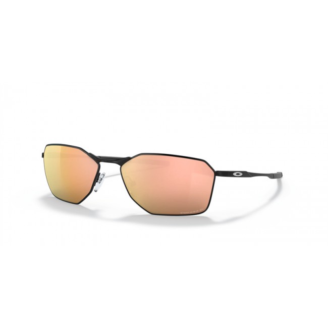 Oakley Savitar Black Frame Prizm Rose Gold Polarized Lens Sunglasses