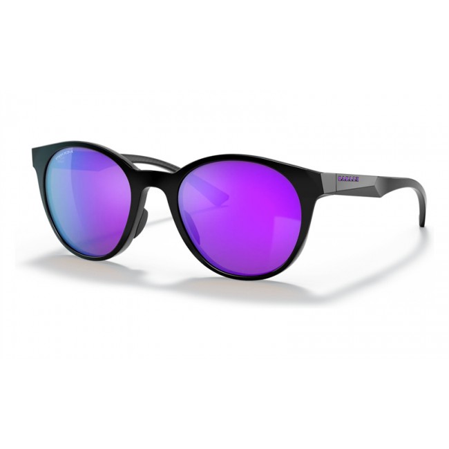 Oakley Spindrift Polished Black Frame Prizm Violet Lens Sunglasses