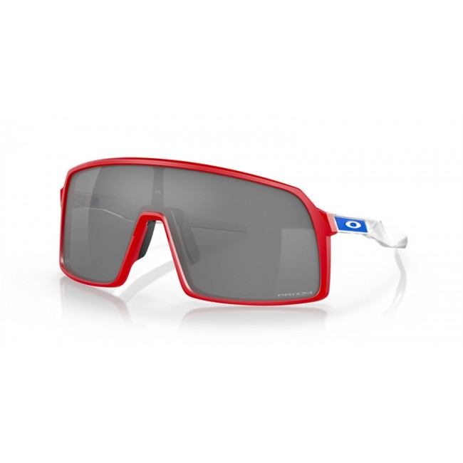 Oakley Sutro Spring Break Limited Edition Matte Redline Blue Frame Prizm Black Lens Sunglasses