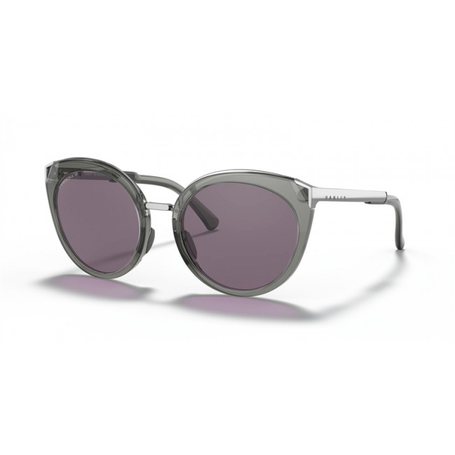 Oakley Top Knot Onyx Frame Prizm Grey Lens Sunglasses