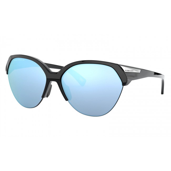 Oakley Trailing Point Black Ink Frame Prizm Deep Water Polarized Lens Sunglasses