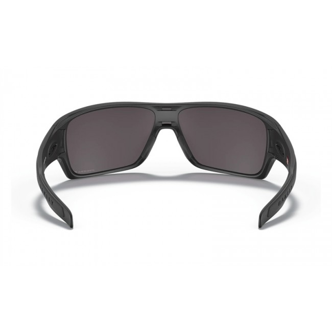 Oakley Turbine Rotor Matte Black Frame Prizm Grey Polarized Lens Sunglasses
