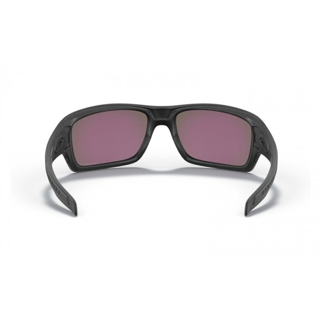 Oakley Turbine Matte Black Frame Prizm Jade Polarized Lens Sunglasses