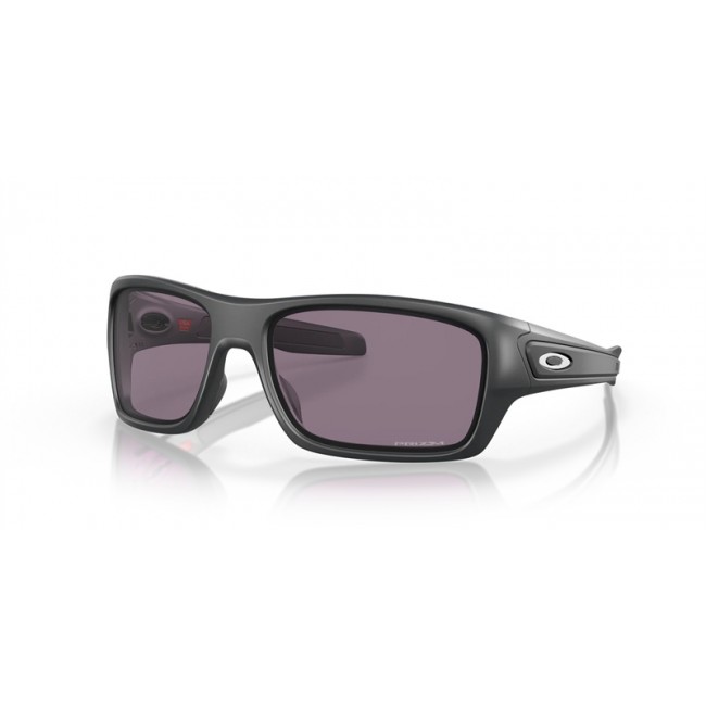 Oakley Turbine Matte Carbon Frame Prizm Grey Lens Sunglasses