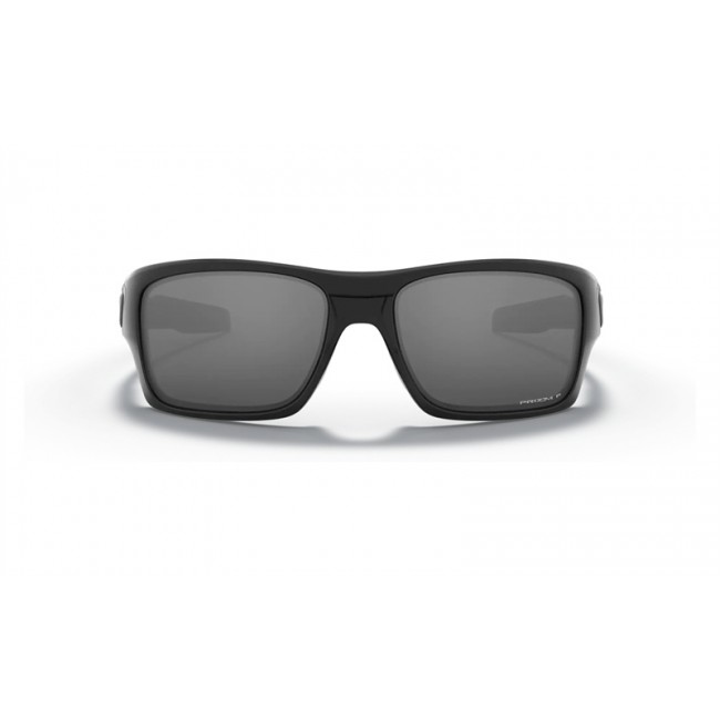 Oakley Turbine Polished Black Frame Prizm Black Polarized Lens Sunglasses