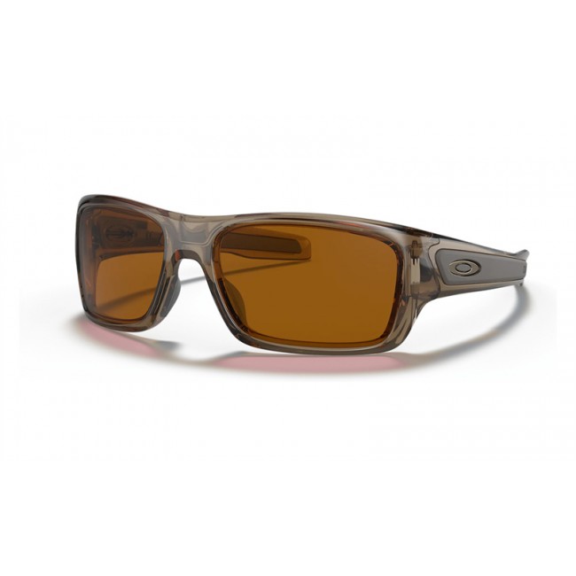 Oakley Turbine Xs Youth Fit Brown Smoke Frame Dark Bronze Lens Sunglasses