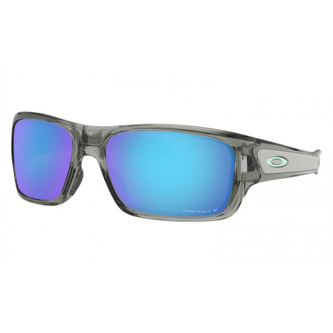 Oakley Turbine Xs Youth Fit Grey Ink Frame Prizm Sapphire Polarized Lens Sunglasses