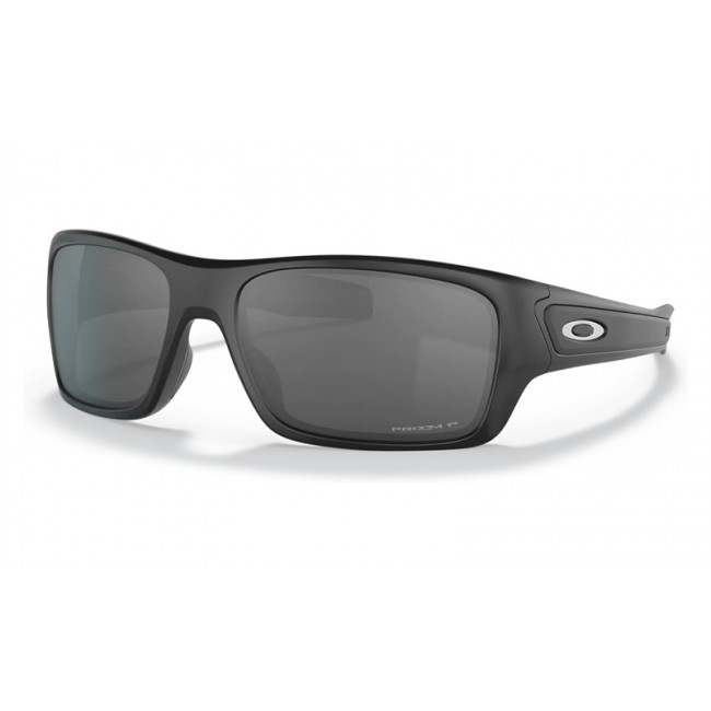 Oakley Turbine Xs Youth Fit Matte Black Frame Prizm Black Polarized Lens Sunglasses
