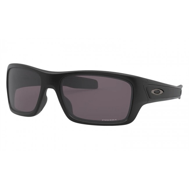 Oakley Turbine Xs Youth Fit Matte Black Frame Prizm Grey Lens Sunglasses