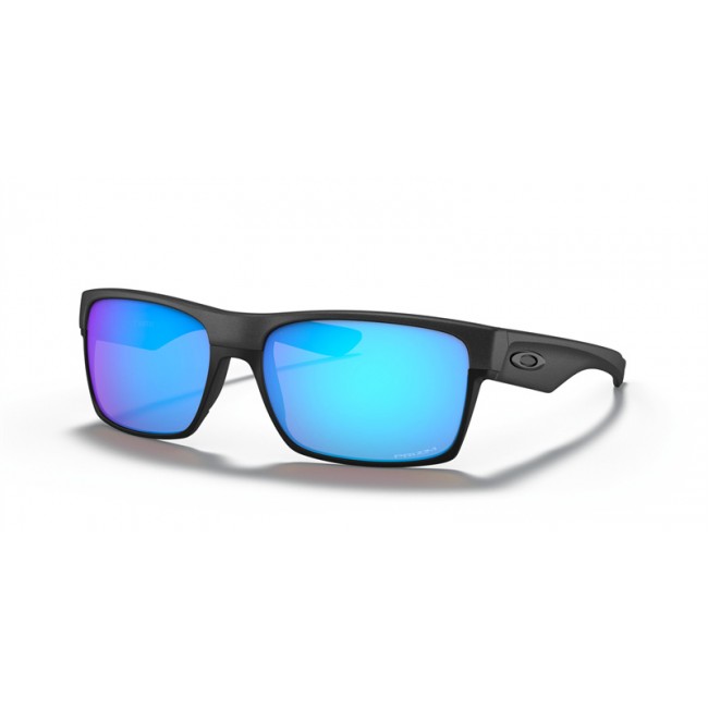 Oakley Twoface Steel Frame Prizm Sapphire Lens Sunglasses